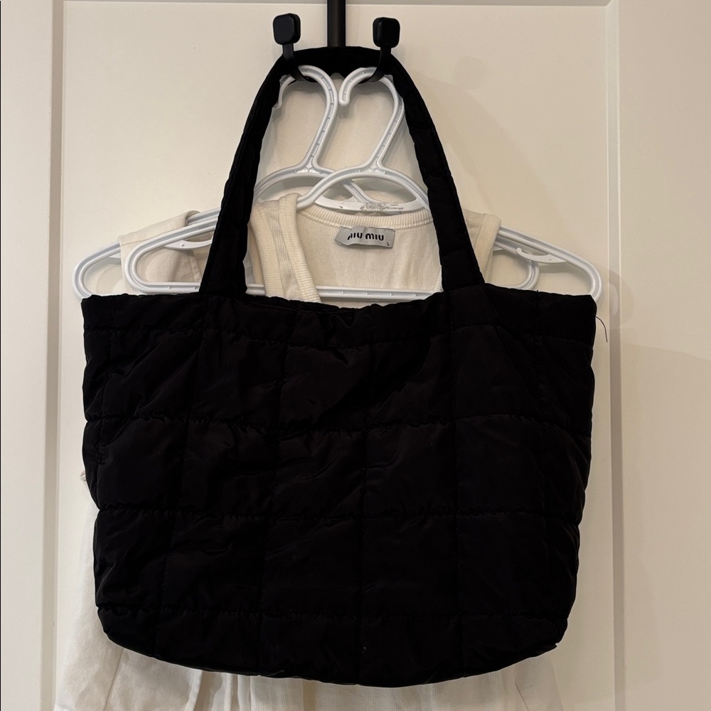 Black Quilted Handbag